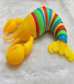 Rainbow Flexi-Crawl Lobster Fidget Toy – Multi-Color Sensory Stress Reliever for Kids - FS068 - Image 8