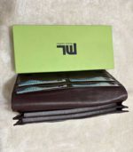 Mukta Leather (ML) Signature Series: Premium Long Bifold Genuine Leather Wallet for Men and Young Gentlemen – (BLACK - FS123/01) (BROWN - FS123/02) - Image 8