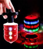 Dragon Latin Glow-in-the-Dark LED Spinning Top with Launcher – (Red=FS089/01) / (Blue= FS089/02) - Image 8