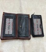 Maisha Leather Small Black – Premium Genuine Leather Bifold Wallet - FS128 - Image 8