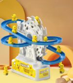 Playful Peaks | Interactive Musical Small Duck Climbing Stairs Roller Coaster Toy - Image 8