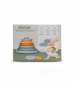 Premium Silicone Montessori Stacking Rings – Educational Teether & 3D Building Blocks for Infants - Image 4