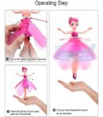 Magical Flying Fairy Induction Doll – USB Rechargeable Hand-Controlled Fairy Toy with Radiant LED Lights - FS041 - Image 9