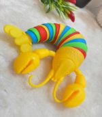 Rainbow Flexi-Crawl Lobster Fidget Toy – Multi-Color Sensory Stress Reliever for Kids - FS068 - Image 9