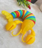 Rainbow Flexi-Crawl Lobster Fidget Toy – Multi-Color Sensory Stress Reliever for Kids - FS068 - Image 10