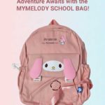 MyMelody Adventure Pastel Pink School Backpack for Girls - FS109/02