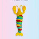 Rainbow Flexi-Crawl Lobster Fidget Toy – Multi-Color Sensory Stress Reliever for Kids - FS068
