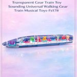 Transparent Gear Train Toy - Sounding Universal Walking Gear Train Musical Toys - Fs178