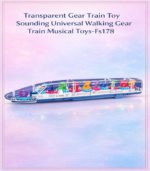 Transparent Gear Train Toy - Sounding Universal Walking Gear Train Musical Toys - Fs178