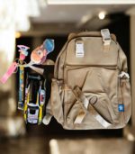 Adventure-Ready Canvas Backpack with Die-Cast Racing Car & Plush Keychain - Combo 12 - Image 2