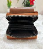 Urban Mini-Vault: Premium Dual-Access Accordion Card Wallet – (Black=FS129/01) / (Brown= FS129/02) - Image 4