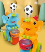 Elephant Musician Interactive Blowing Ball Toy – 3-in-1 Drumming, Floating Ball & Musical Fun for Toddlers – FS172 - Image 4