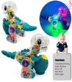 Gear Dinos -: Transparent Mechanical T-Rex with Colorful Moving Gears - FS137 - Image 4