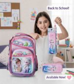 Disney Frozen 2 Limited Edition School Bundle – 3D Character Backpack & Multi-Compartment Stationery Set - Combo 09 - Image 5