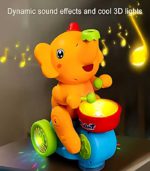 Elephant Musician Interactive Blowing Ball Toy – 3-in-1 Drumming, Floating Ball & Musical Fun for Toddlers – FS172 - Image 7