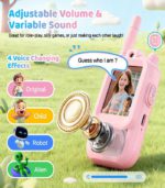 Next-Gen HD Video Walkie Talkies – Rechargeable 2-Pack Set with Magic Voice Changer - FS0137 - Image 9