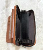 Urban Mini-Vault: Premium Dual-Access Accordion Card Wallet – (Black=FS129/01) / (Brown= FS129/02) - Image 9