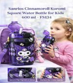 Sanrio Kuromi & Cinnamoroll Dual-Compartment Square Water Bottle for Kids (600ml) – FS134 - Image 9