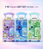 7-in-1 Kids' Deluxe Stationery & Digital Watch Gift Set – Travel Suitcase Edition - Fs149