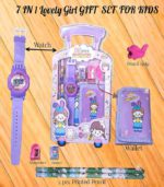 7-in-1 Kids' Deluxe Stationery & Digital Watch Gift Set – Travel Suitcase Edition - Fs149 - Image 3