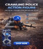 Tactical Crawling Police Marksman Action Figure – FS167 - Image 4