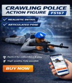 Tactical Crawling Police Marksman Action Figure – FS167 - Image 5