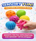 Multi-Textured Developmental Sensory Ball Set for Babies & Toddlers (6-Piece Kit) – FS170 - Image 5