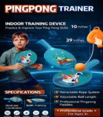 Ping-Pong Indoor Hanging Trainer – The Ultimate Solo Practice Toy – FS162 - Image 4
