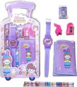 7-in-1 Kids' Deluxe Stationery & Digital Watch Gift Set – Travel Suitcase Edition - Fs149 - Image 9