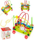 Animal Trailer Circle the Bead Wooden Toy – FS155 - Image 5