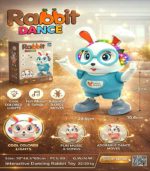 Interactive Dancing Rabbit Robot – Musical "Swing Rabbit" with LED Lights & Smart Touch Activation - FS176 - Image 7