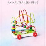 Animal Trailer Circle the Bead Wooden Toy – FS155
