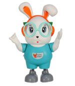 Interactive Dancing Rabbit Robot – Musical "Swing Rabbit" with LED Lights & Smart Touch Activation - FS176 - Image 8