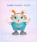 Interactive Dancing Rabbit Robot – Musical "Swing Rabbit" with LED Lights & Smart Touch Activation - FS176