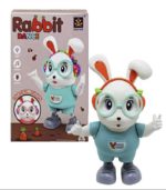 Interactive Dancing Rabbit Robot – Musical "Swing Rabbit" with LED Lights & Smart Touch Activation - FS176 - Image 10