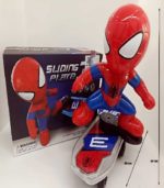 Spiderman Sliding Plate Stunt Scooter - Electric Musical Toy with 360° Spin & 4D LED Lights - FS171 - Image 15