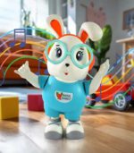 Interactive Dancing Rabbit Robot – Musical "Swing Rabbit" with LED Lights & Smart Touch Activation - FS176 - Image 11