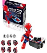 Spiderman Sliding Plate Stunt Scooter - Electric Musical Toy with 360° Spin & 4D LED Lights - FS171 - Image 16