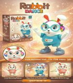 Interactive Dancing Rabbit Robot – Musical "Swing Rabbit" with LED Lights & Smart Touch Activation - FS176 - Image 14